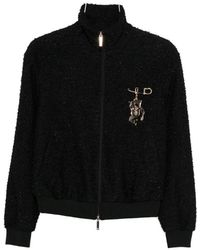 Emporio Armani - Tweed Blouson Jacket - Lyst