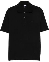 Loewe - Anagram Cotton Polo Shirt - Lyst