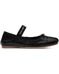 Miu Miu - Flat-Heeled Ballerina Shoes For By - Lyst