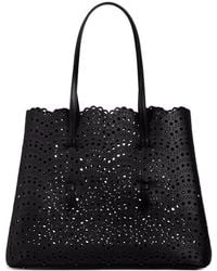 Alaïa - Mina 37 Leather Handbag - Lyst
