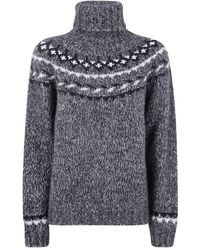 P.A.R.O.S.H. - P. A.R. O.S. H. Moline' Turtle Neck Sweater - Lyst