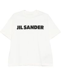 Jil Sander - Logo Cotton T-Shirt - Lyst