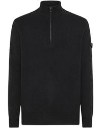 Peuterey - Long-Sleeved Crewneck Sweater With Logo - Lyst