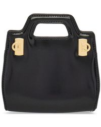 Ferragamo - Wanda Micro Leather Crossbody Bag - Lyst