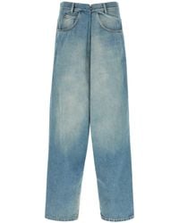 Maison Margiela - Wide-Leg Wrap Jeans - Lyst
