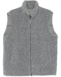 Herno - Flannel Zipped Vest - Lyst