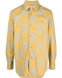 Burberry - Shirt With Check Motif - Lyst