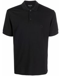Giorgio Armani - Piquet Cotton Polo Shirt - Lyst
