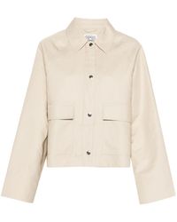 Totême - Organic Cotton Cropped Jacket - Lyst