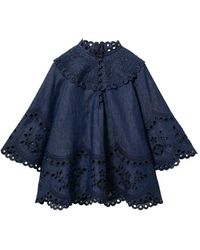 Zimmermann - Mahon Denim Top - Lyst