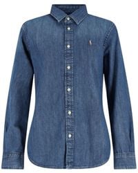 Polo Ralph Lauren - Denim Shirt With Logo - Lyst