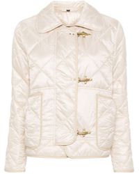 Fay - 3 Ganci Quilted Jacket - Lyst