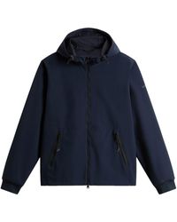 Woolrich - Soft Shell Zip-Up Sweatshirt - Lyst