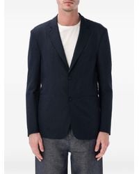 Emporio Armani - Single-Breasted Blazer Jacket - Lyst