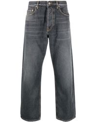 Golden Goose - Logo-Patch Wide-Leg Washed Jeans - Lyst