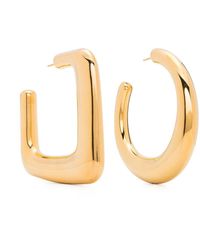 Jacquemus - Les Grandes Creoles Ovalo Earrings - Lyst
