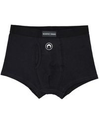 Marine Serre - Crescent Moon-embroidered Boxers - Lyst