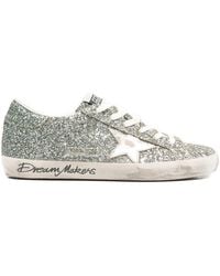 Golden Goose - Super-Star Leather Sneakers - Lyst