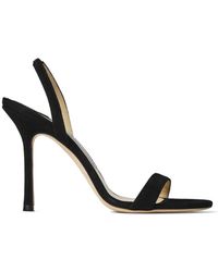 Jimmy Choo - Jenn Suede Leather Sandals - Lyst