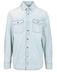 Bottega Veneta - Extra Bleach Denim Overshirt - Lyst