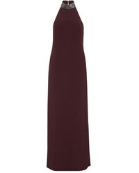 Brunello Cucinelli - Silk Blend Maxi Dress - Lyst