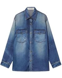 Golden Goose - Journey W's Patty Over Shirt Archive Denime Print - Lyst