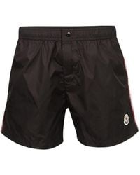 Moncler - Logo Swimshorts - Lyst
