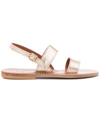 K. Jacques - Buckled Leather Sandals - Lyst