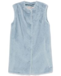 Herno - Faux Fur Vest - Lyst