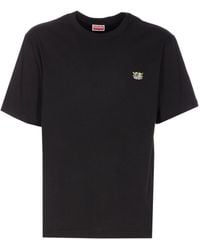 KENZO - Embroidered-Patch T-Shirt - Lyst