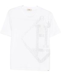 Herno - Cotton T-Shirt - Lyst
