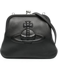 Vivienne Westwood - Injected-Orb Leather Clutch Bag - Lyst