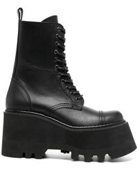 Junya Watanabe - Leather Ankle Boots - Lyst