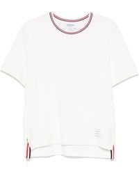 Thom Browne - Rwb Cotton T-Shirt - Lyst