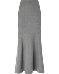 Pinko - Long Flared Skirt - Lyst