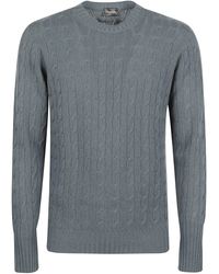 Drumohr - Round Neck Long Sleeves Sweather - Lyst