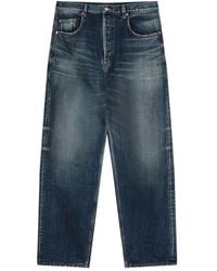 Saint Laurent - Jeans Denim A Vita Alta - Lyst