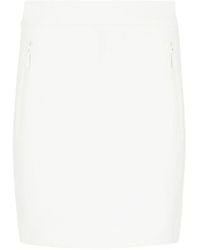 Emporio Armani - Cotton Mini Skirt - Lyst