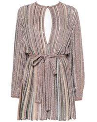 Missoni - Zig Zag Motif Short Dress - Lyst