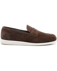 Church's - Suede Loafers With Classic Penny Strap - Lyst