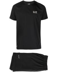EA7 - T-Shirt And Shorts Set - Lyst