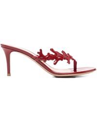 Gianvito Rossi - Ocean Patent Leather Sandals - Lyst