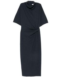 Brunello Cucinelli - Wool Blend Long Dress - Lyst