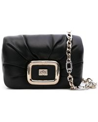 Roger Vivier - Viv Choc Mini Leather Crossbody Bag - Lyst