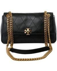 Tory Burch - Charlie Small Leather Shoulder Bag - Lyst