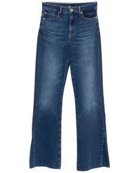 7 For All Mankind - The Leggy Bootcut Denim Jeans - Lyst