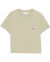Maison Kitsuné - Dressed Fox Cotton T-Shirt - Lyst
