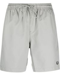 Fred Perry - Logo Classic Swim Shorts - Lyst