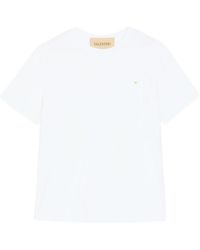 Valentino - Vgold Cotton T-Shirt - Lyst