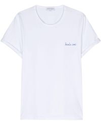 Maison Labiche - Poitou Basta Cosi-embroidered T-shirt - Lyst